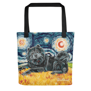 Chow (black) STARRY NIGHT Tote