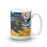 Rottweiler STARRY NIGHT Mug-15oz