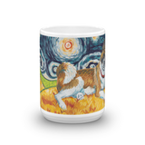 Akita STARRY NIGHT Mug-15oz