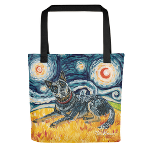 Australian Cattle Dog STARRY NIGHT Tote