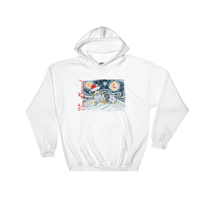 Australian Shepherd Snowy Night Hoodie