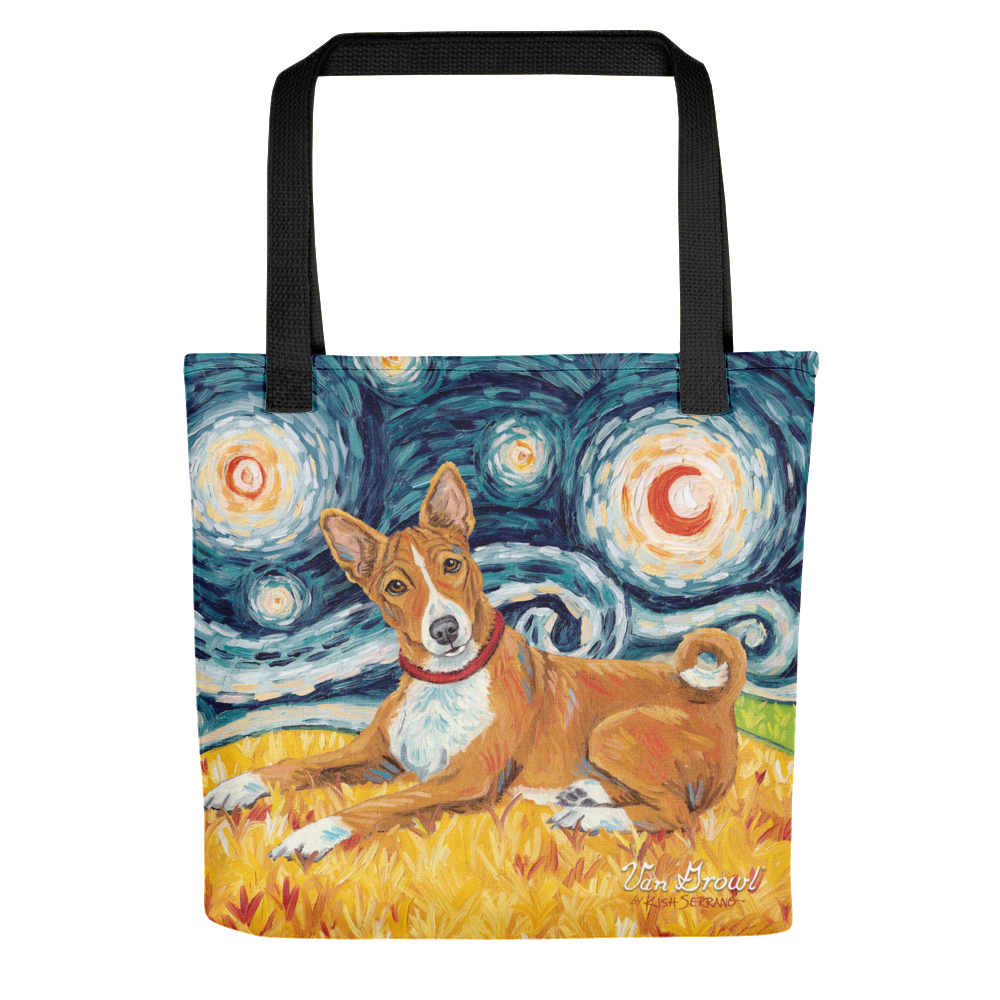 Basenji STARRY NIGHT Tote