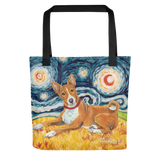 Basenji STARRY NIGHT Tote