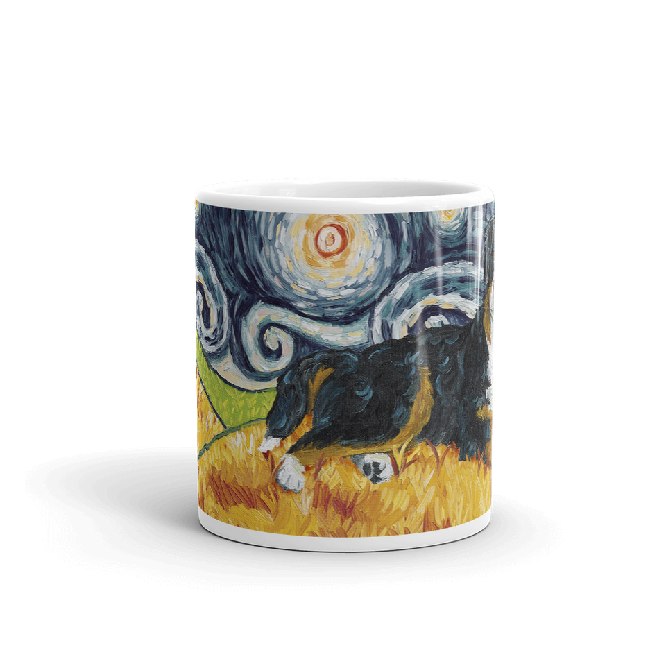 Bernese Mountain Dog  STARRY NIGHT Mug-15oz