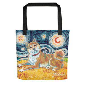 Shiba Inu (red) STARRY NIGHT Tote