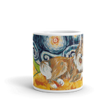 Collie (dark face) STARRY NIGHT Mug-15oz