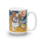 Bulldog STARRY NIGHT Mug-15oz