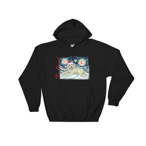 Doodle (Cream) Snowy Night Hoodie