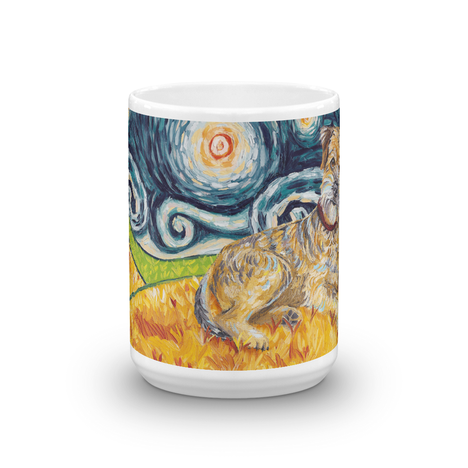 Border Terrier STARRY NIGHT Mug-15oz