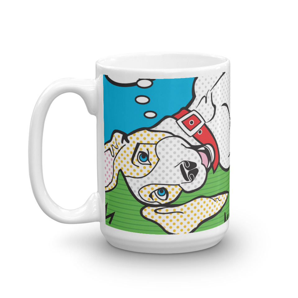 "THINK PAWSITIVE” 15OZ MUG