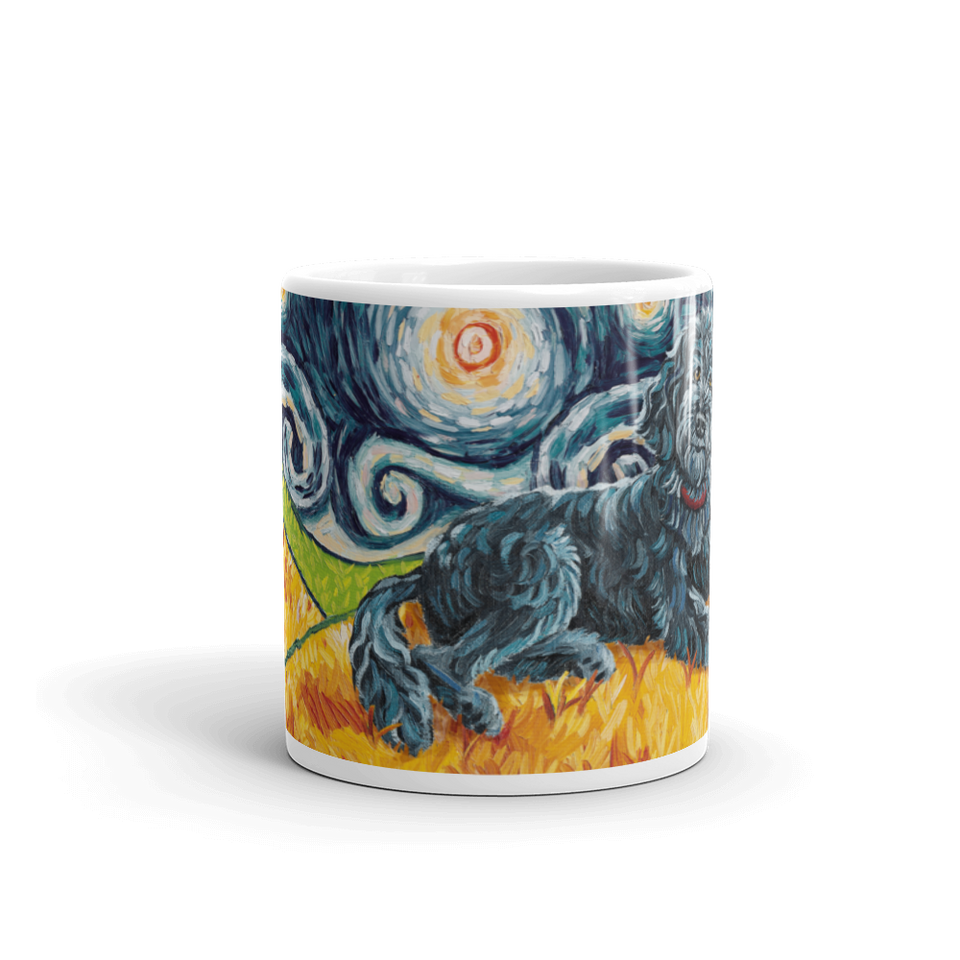 Doodle (black) STARRY NIGHT Mug-15oz