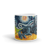 Doodle (black) STARRY NIGHT Mug-15oz