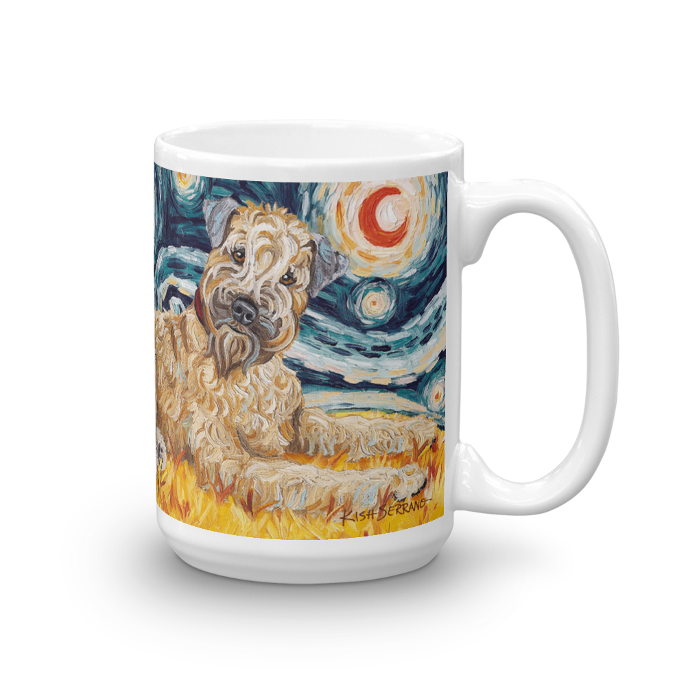 Wheaten Terrier STARRY NIGHT Mug-15oz