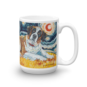 Saint Bernard STARRY NIGHT Mug-15oz