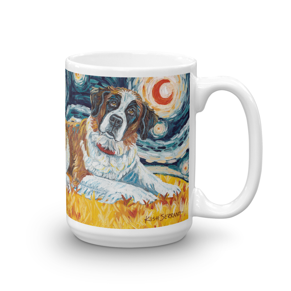 Saint Bernard STARRY NIGHT Mug-15oz