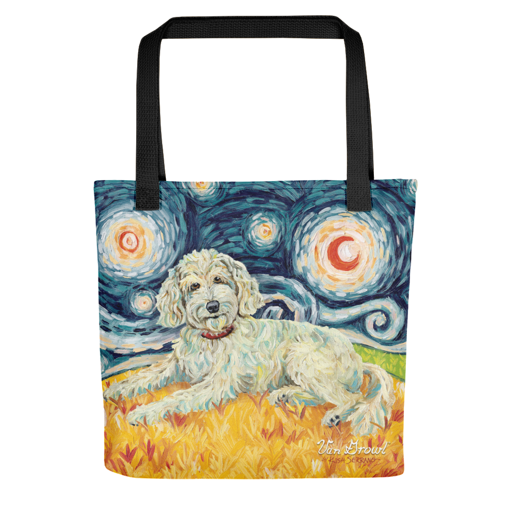 Doodle (cream) STARRY NIGHT Tote