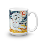 Maltese (puppy cut) STARRY NIGHT Mug-15oz