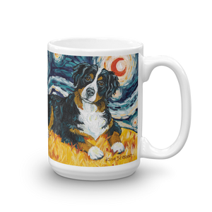 Bernese Mountain Dog  STARRY NIGHT Mug-15oz