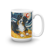 Bernese Mountain Dog  STARRY NIGHT Mug-15oz