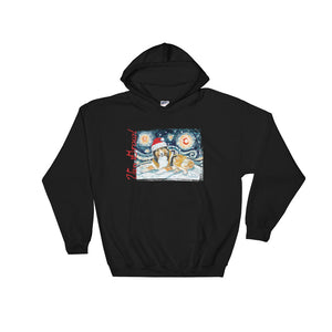 Sheltie Snowy Night Hoodie