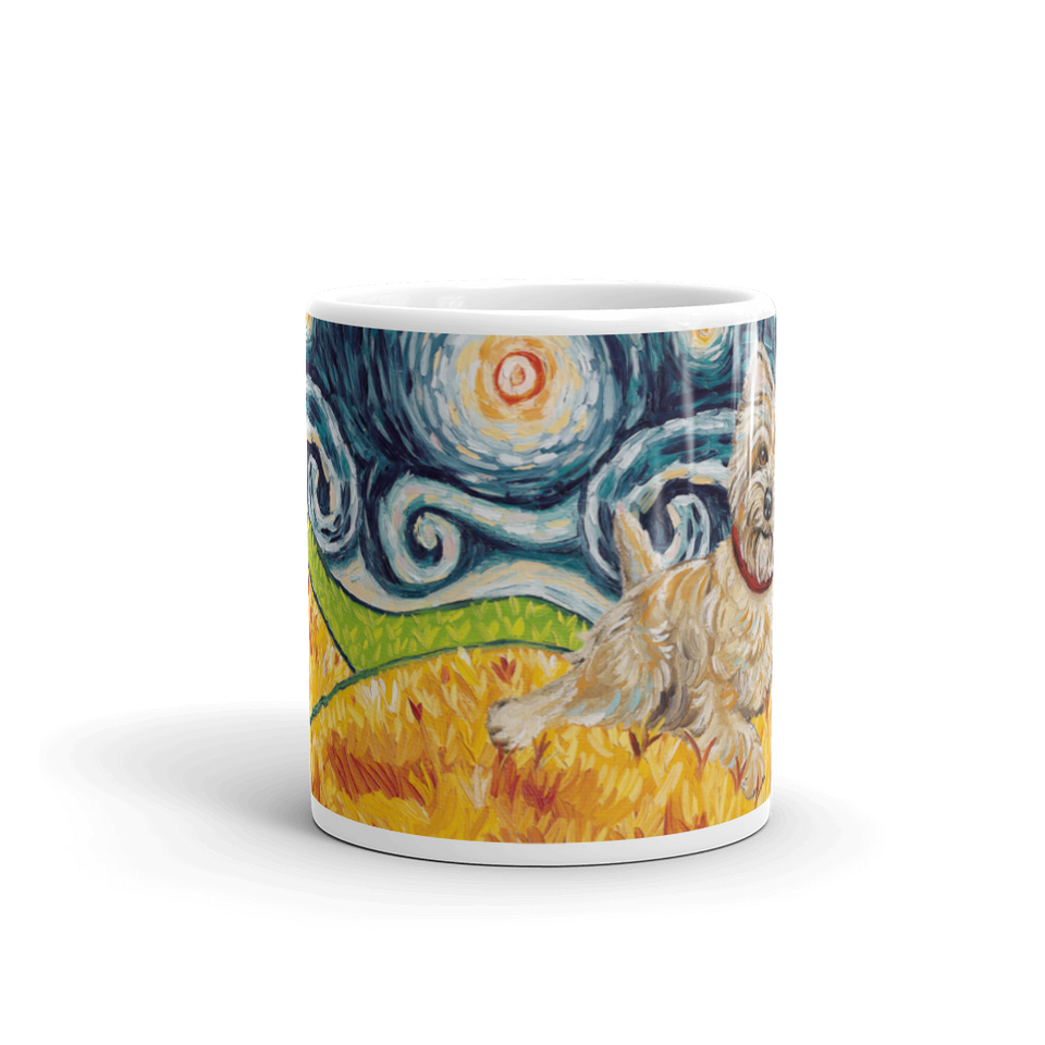 Cairn Terrier (light) STARRY NIGHT Mug-15oz