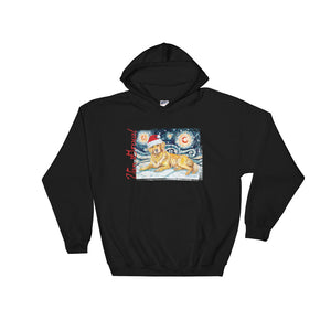 Golden Retriever Snowy Night Hoodie