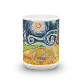 Great Dane (cropped) STARRY NIGHT Mug-15oz