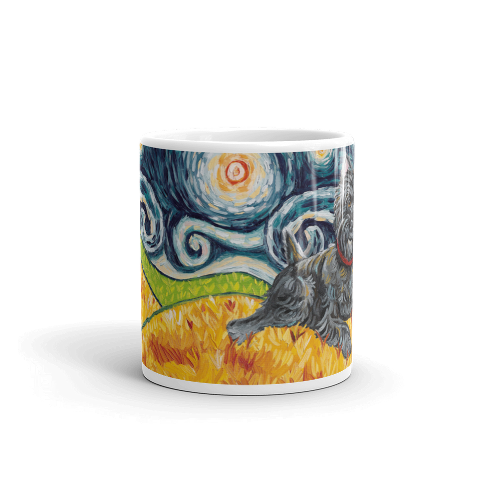 Cairn Terrier (dark)  STARRY NIGHT Mug-15oz