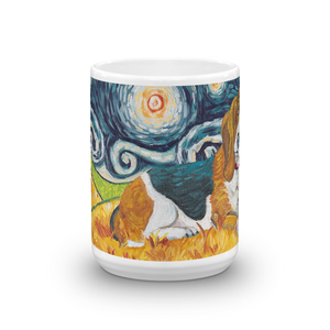 Basset Hound STARRY NIGHT Mug-15oz