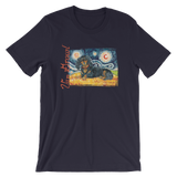 Dachshund (long haired black & tan) STARRY NIGHT T-Shirt