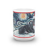 French Bulldog Snowy Night Mug - 15oz