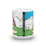 "THINK PAWSITIVE” 15OZ MUG