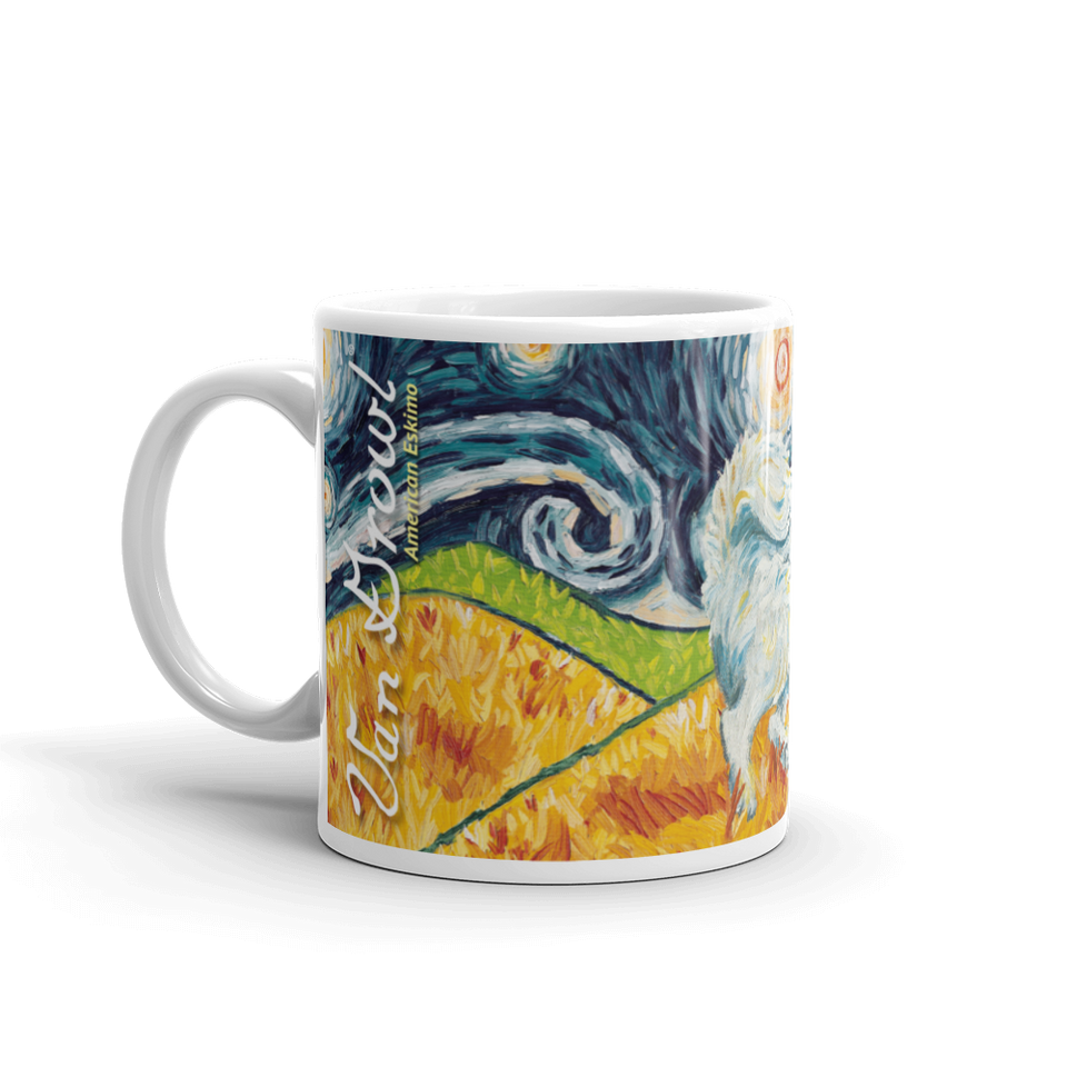 American Eskimo STARRY NIGHT Mug-15oz