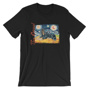 Afghan Hound (black & tan) STARRY NIGHT TEE