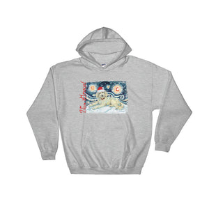 Doodle (Cream) Snowy Night Hoodie
