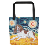 English Springer Spaniel STARRY NIGHT Tote