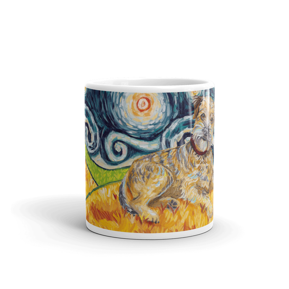 Border Terrier STARRY NIGHT Mug-15oz