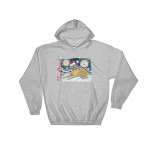 Rhodesian Ridgeback Snowy Night Hoodie