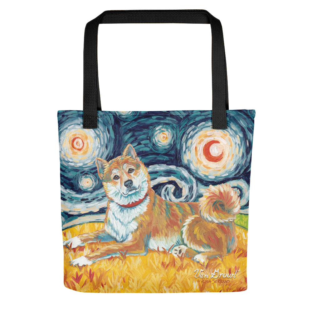 Shiba Inu (cream) STARRY NIGHT Tote