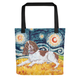 English Springer Spaniel STARRY NIGHT Tote