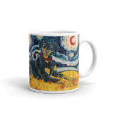 Doberman (uncropped) STARRY NIGHT Mug-15oz