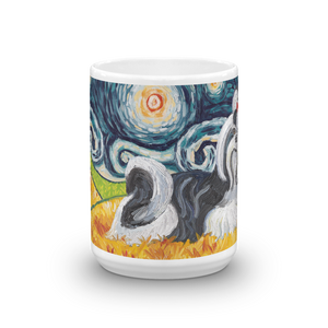 Shih Tzu (black & white) STARRY NIGHT Mug-15oz