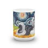 Shih Tzu (black & white) STARRY NIGHT Mug-15oz