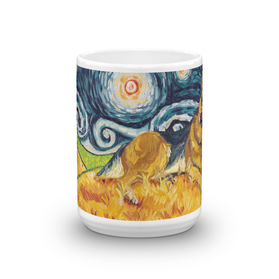 German Shepherd STARRY NIGHT Mug-15oz