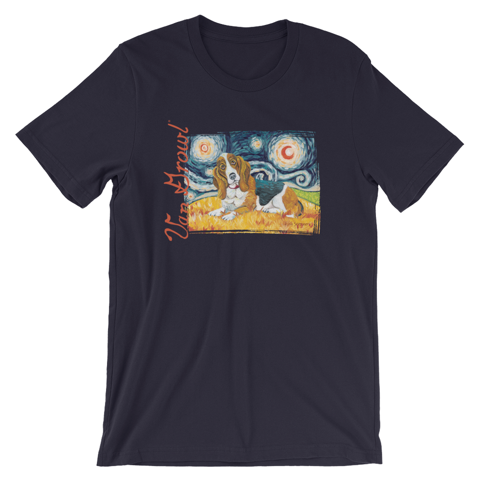 Basset Hound STARRY NIGHT T-Shirt