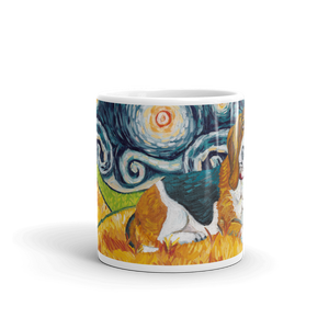 Basset Hound STARRY NIGHT Mug-15oz