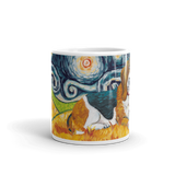 Basset Hound STARRY NIGHT Mug-15oz