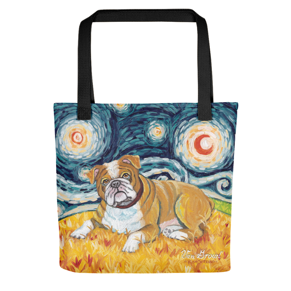 Bulldog STARRY NIGHT Tote