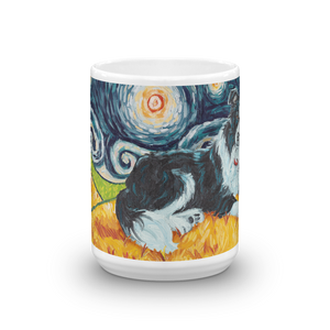 Border Collie STARRY NIGHT Mug-15oz