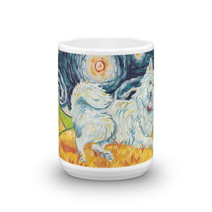 American Eskimo STARRY NIGHT Mug-15oz